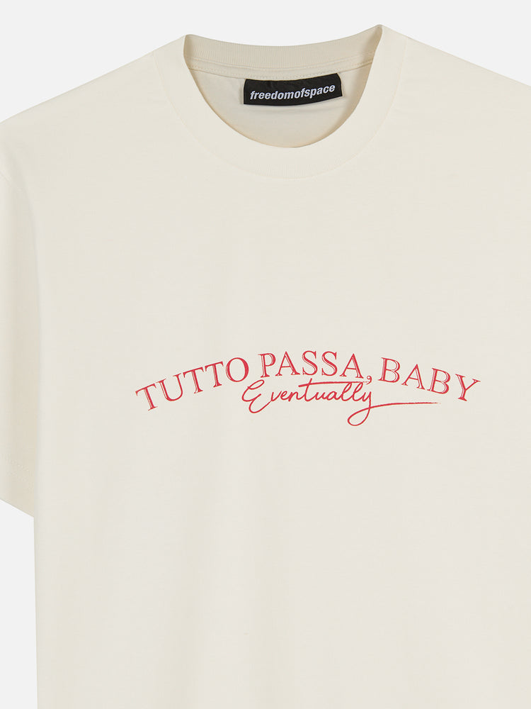 TUTTO PASSA T-SHIRT MILKY WHITE