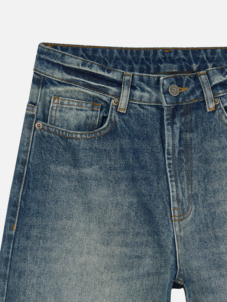 MELLOW STONE WASH LOOSE FIT JEANS