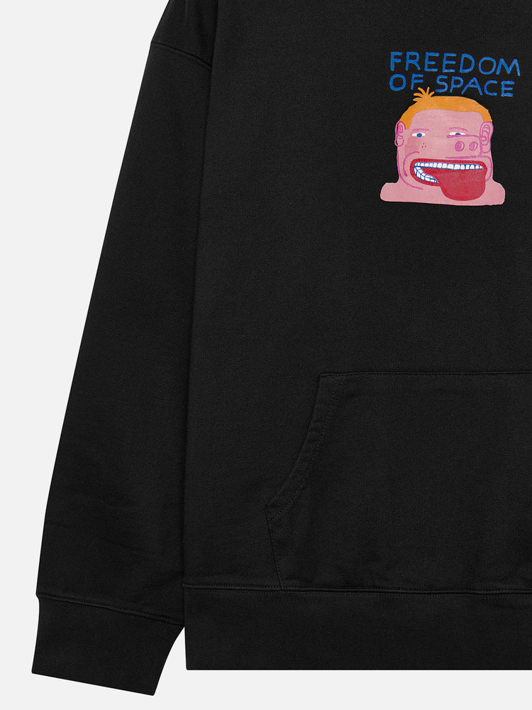 THE MAN HOODIE BLACK