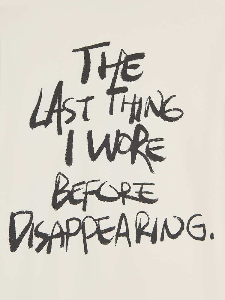 DISAPPEARING T-SHIRT WASHED WHITE