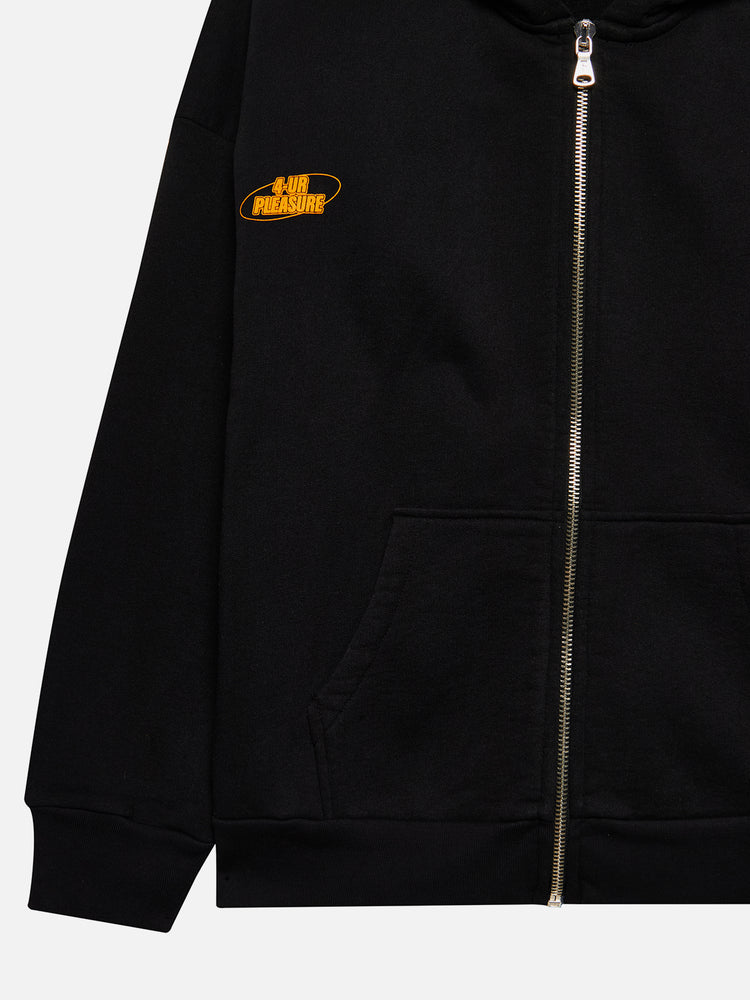 FOR YOUR PLEASURE FULL ZIP HOODIE BLACK