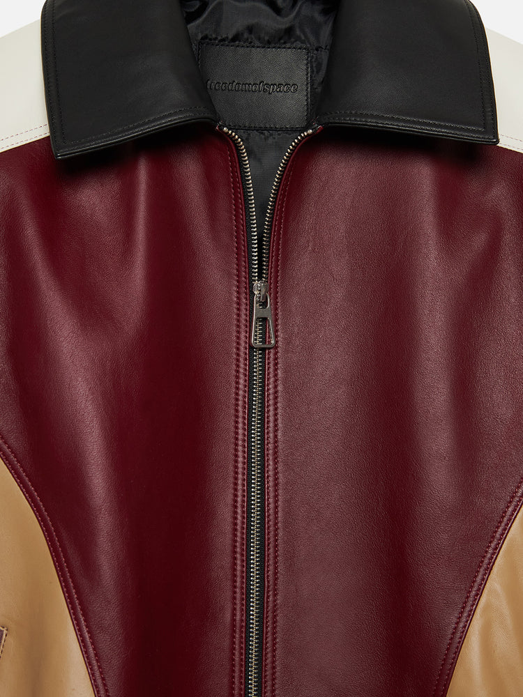 OLD SCHOOL LEATHER JACKET