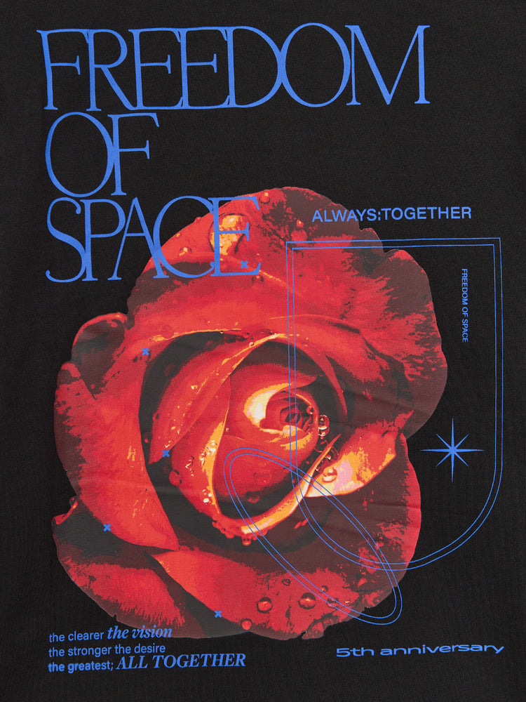 5TH ANNIVERSARY T SHIRT BLACK
