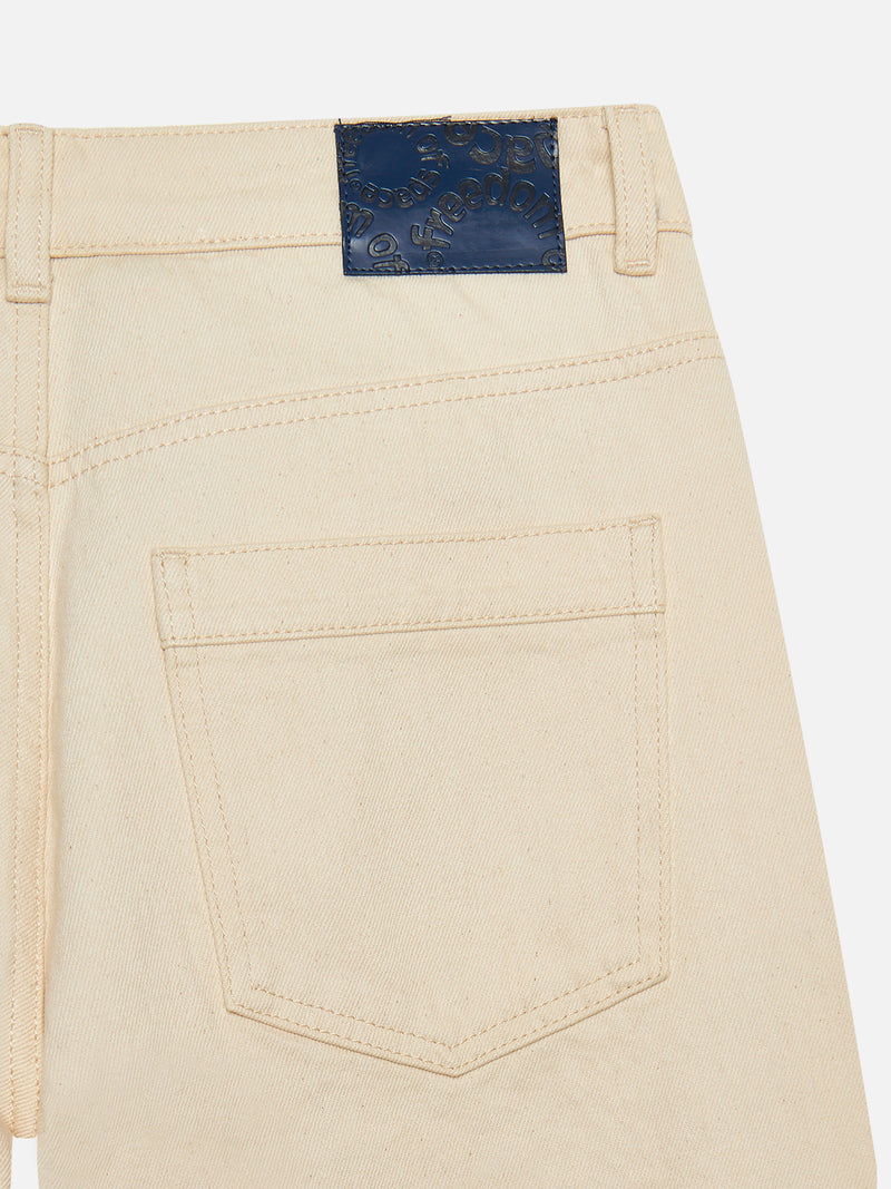 Flower Embroidered Jeans