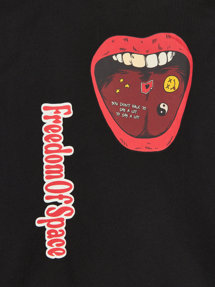 LIPS T-SHIRT BLACK
