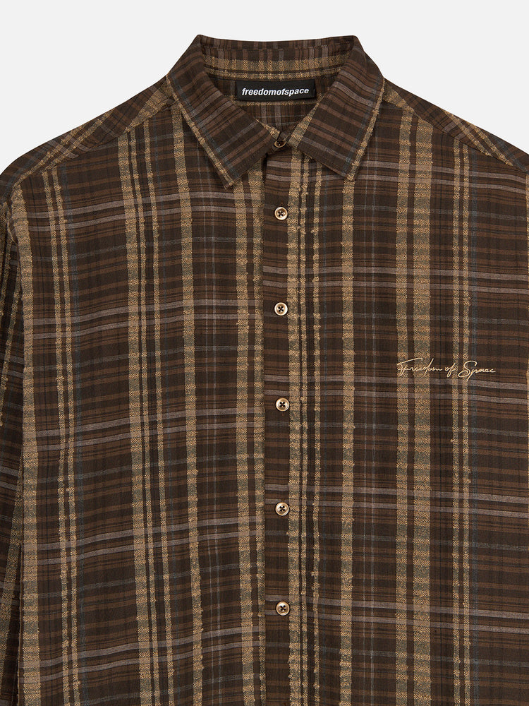 SIGNATURE BROWN SHIRT