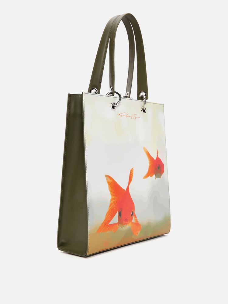 Hydra Leather Tote Bag