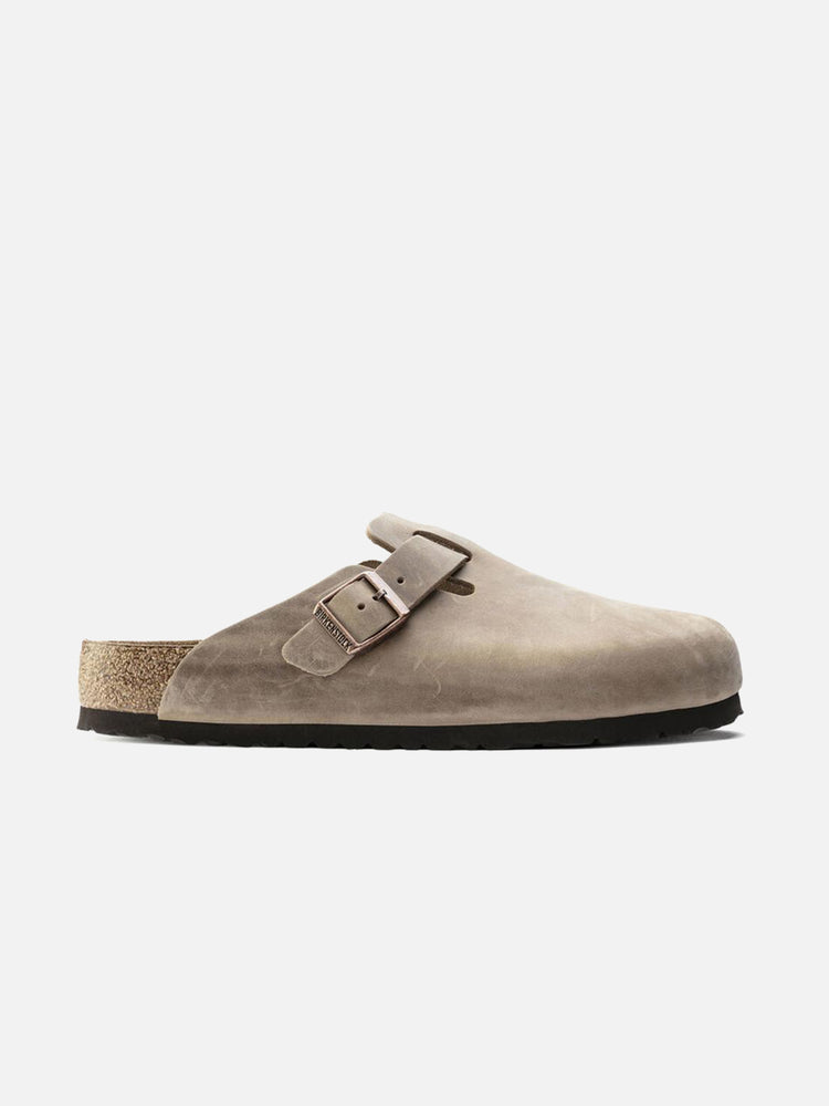 BIRKENSTOCK BOSTON SOFT FOOTBED TOBACCO BROWN