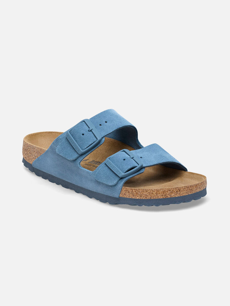 BIRKENSTOCK ARIZONA SUEDE LEATHER ELEMENTAL BLUE