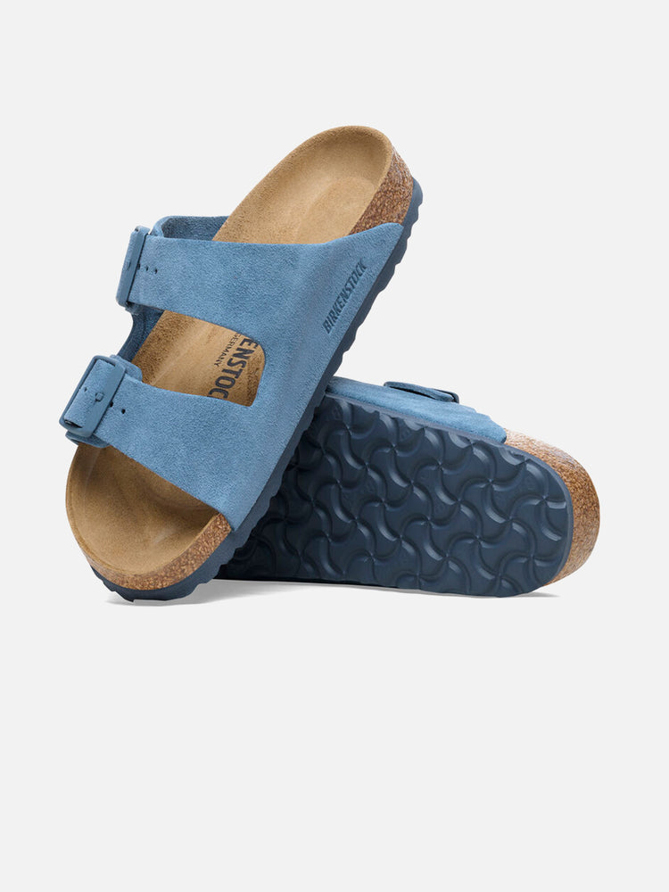 BIRKENSTOCK ARIZONA SUEDE LEATHER ELEMENTAL BLUE