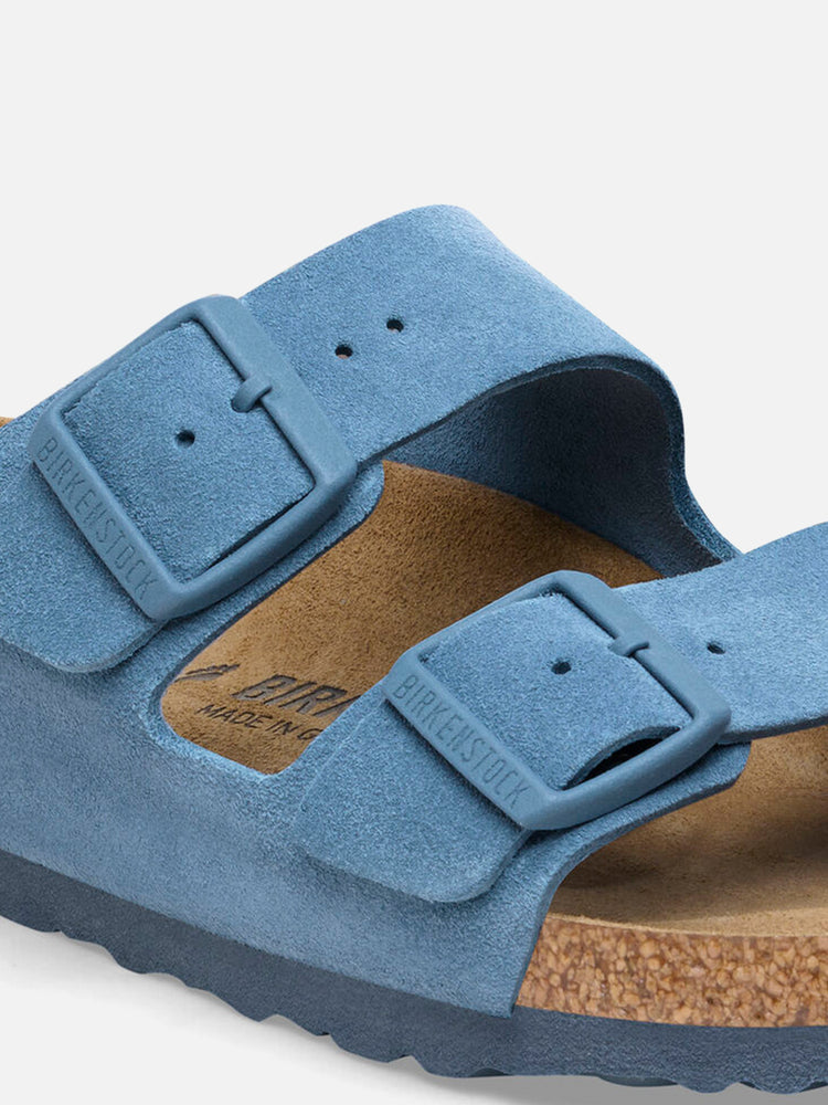 BIRKENSTOCK ARIZONA SUEDE LEATHER ELEMENTAL BLUE