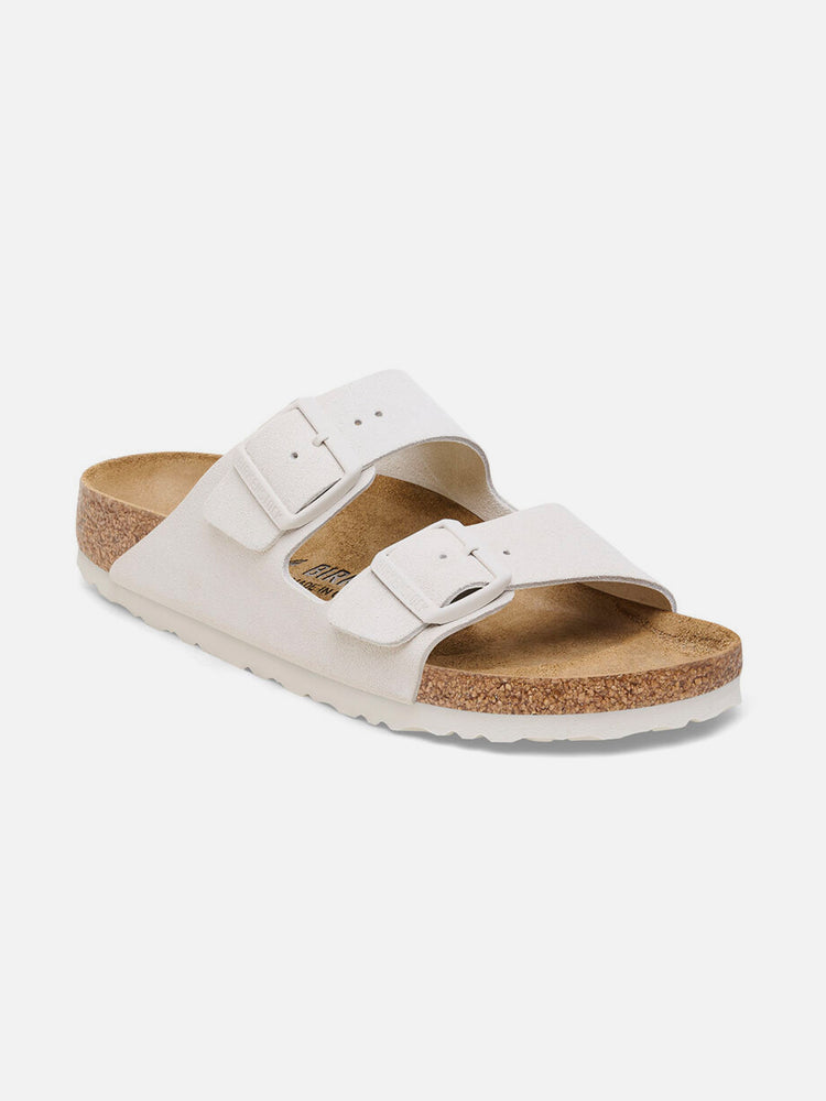 BIRKENSTOCK ARIZONA SUEDE LEATHER ANTIQUE WHITE