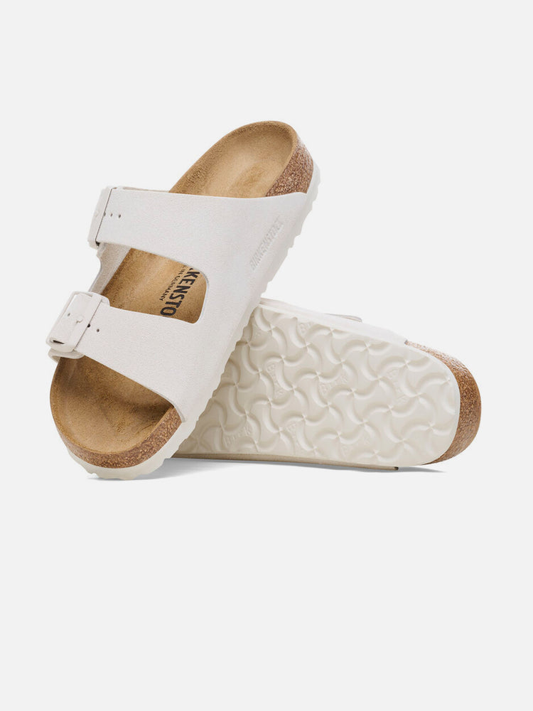 BIRKENSTOCK ARIZONA SUEDE LEATHER ANTIQUE WHITE