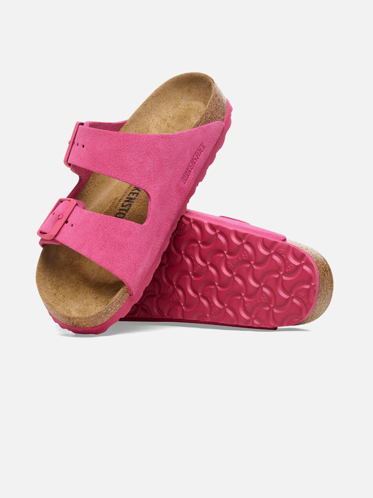 BIRKENSTOCK ARIZONA SUEDE LEATHER FUCHSIA TULIP