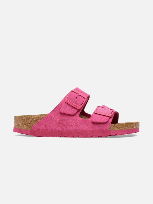 BIRKENSTOCK ARIZONA SUEDE LEATHER FUCHSIA TULIP