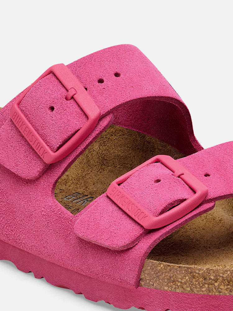 BIRKENSTOCK ARIZONA SUEDE LEATHER FUCHSIA TULIP