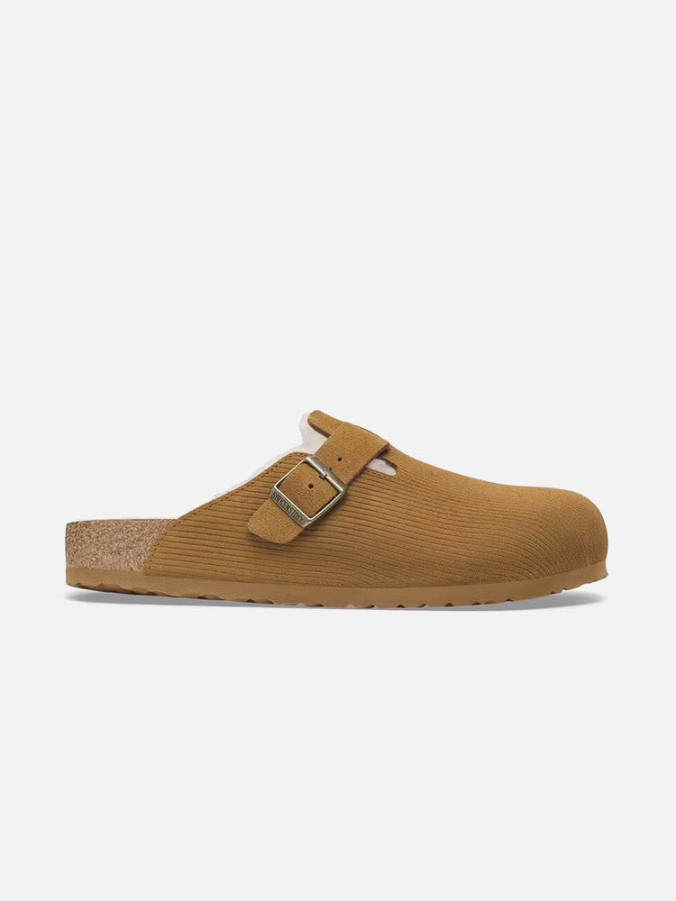 BIRKENSTOCK BOSTON TEDDY SHEARLING SUEDE