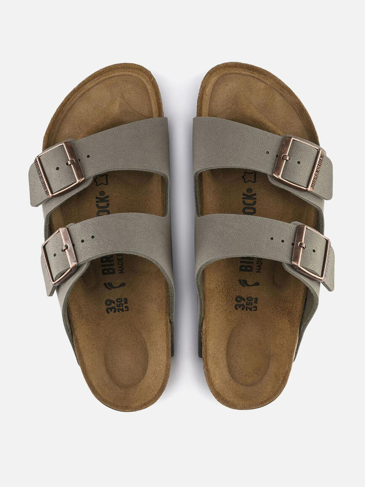 BIRKENSTOCK ARIZONA BIRKIBUC STONE