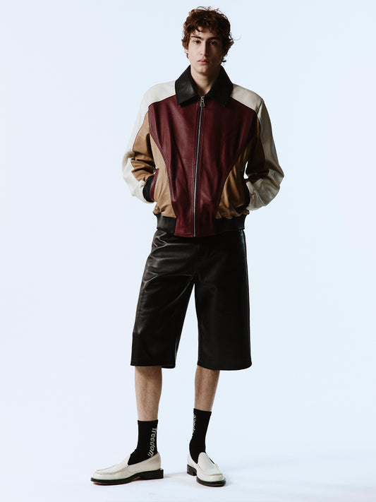 OLD SCHOOL LEATHER JACKET