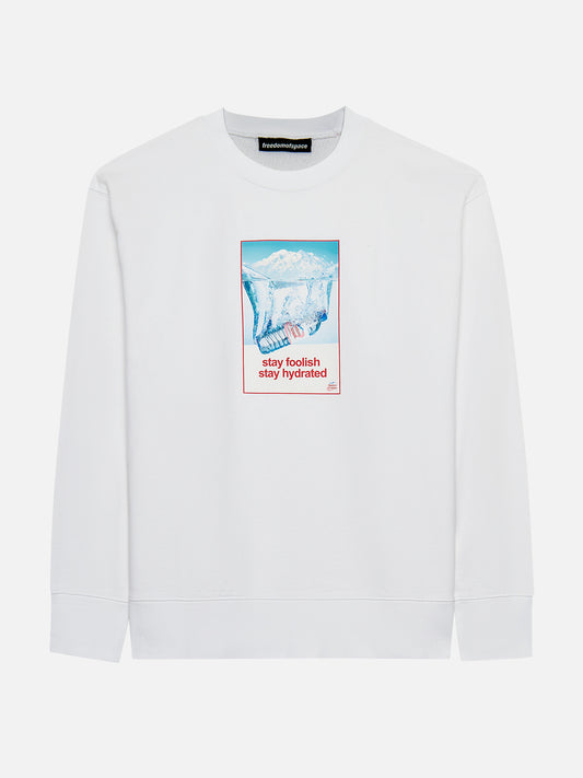 HYDRATED SWEATSHIRT WHITE