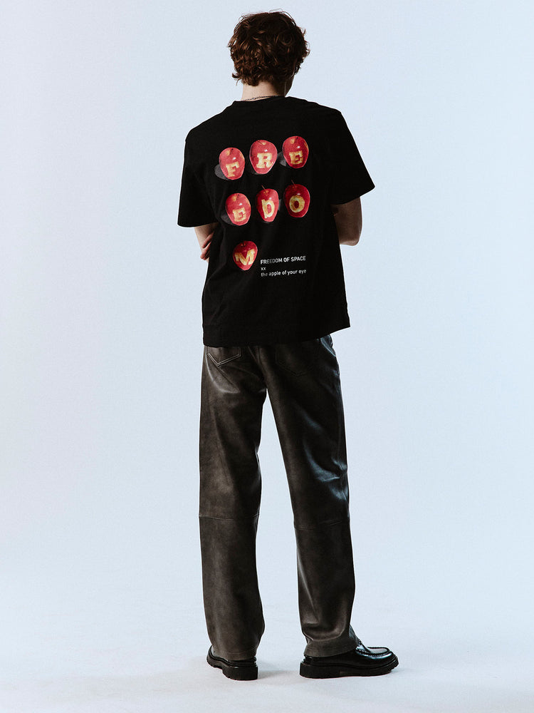 APPLE T-SHIRT BLACK
