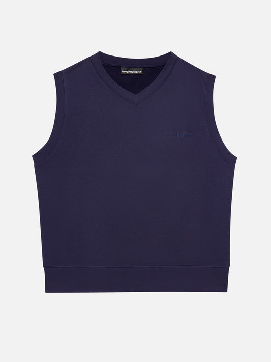 Signature Sweater Vest Navy