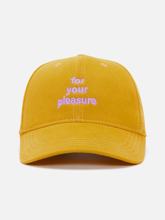 For Your Pleasure Cap Yellow