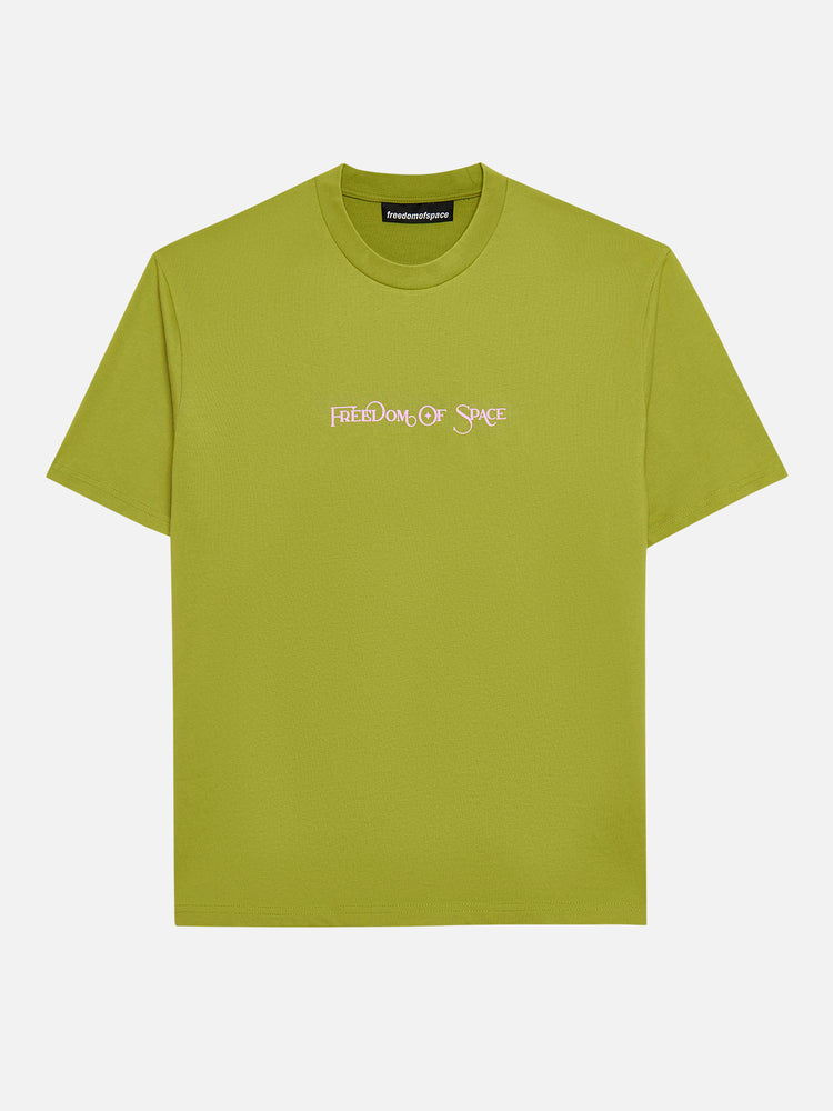 UNDER GOD OVER YOU T-SHIRT LIME