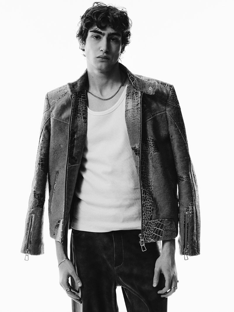 Reconstructed Leather Jacket 01