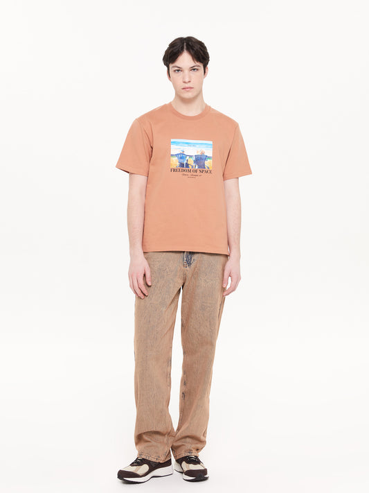 SPRING/SUMMER T-SHIRT BROWN