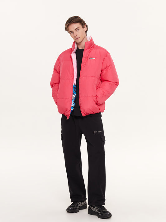 REVERSIBLE PUFFER JACKET PINK