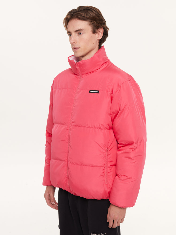 REVERSIBLE PUFFER JACKET PINK