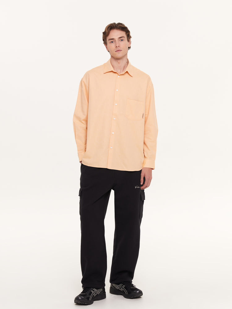 LONG SLEEVE SHIRT TERRACOTA