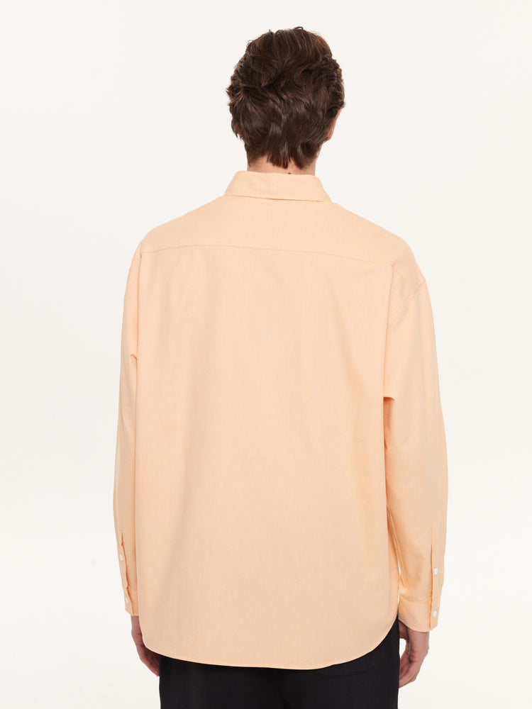 LONG SLEEVE SHIRT TERRACOTA