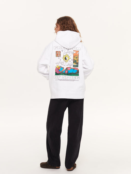 MINDFULNESS HOODIE WHITE