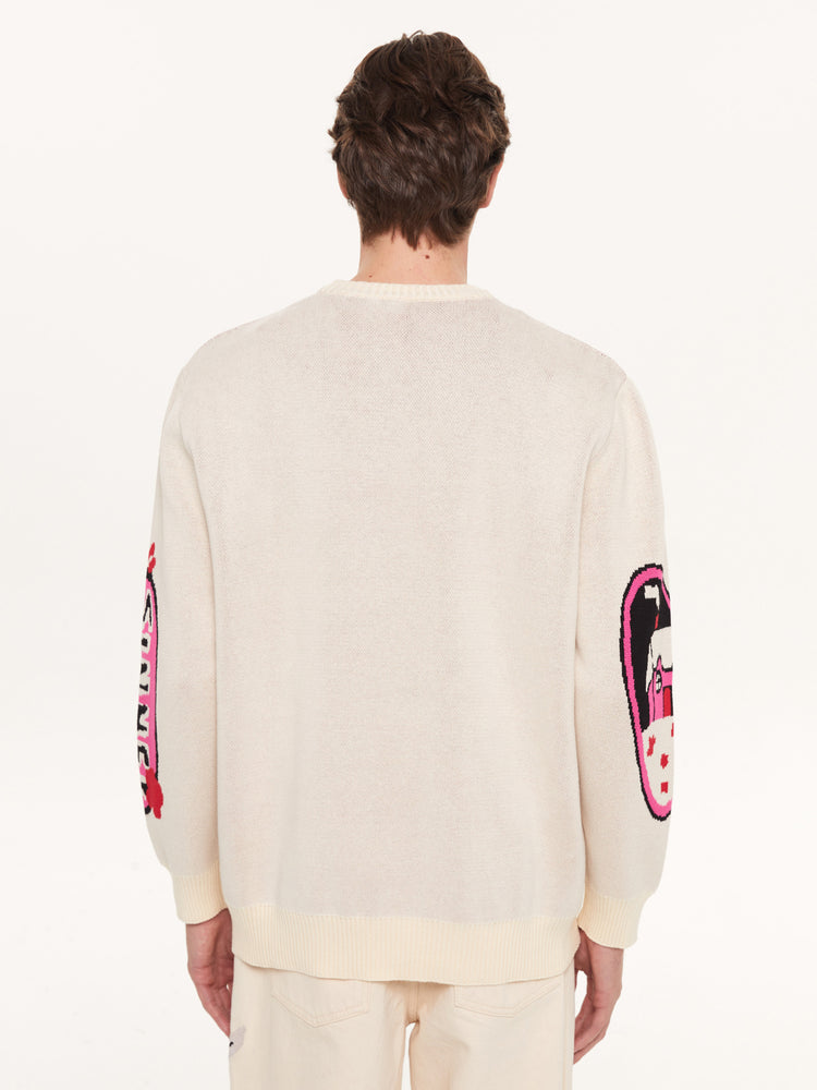 MONSTER KNIT SWEATER OFF WHITE