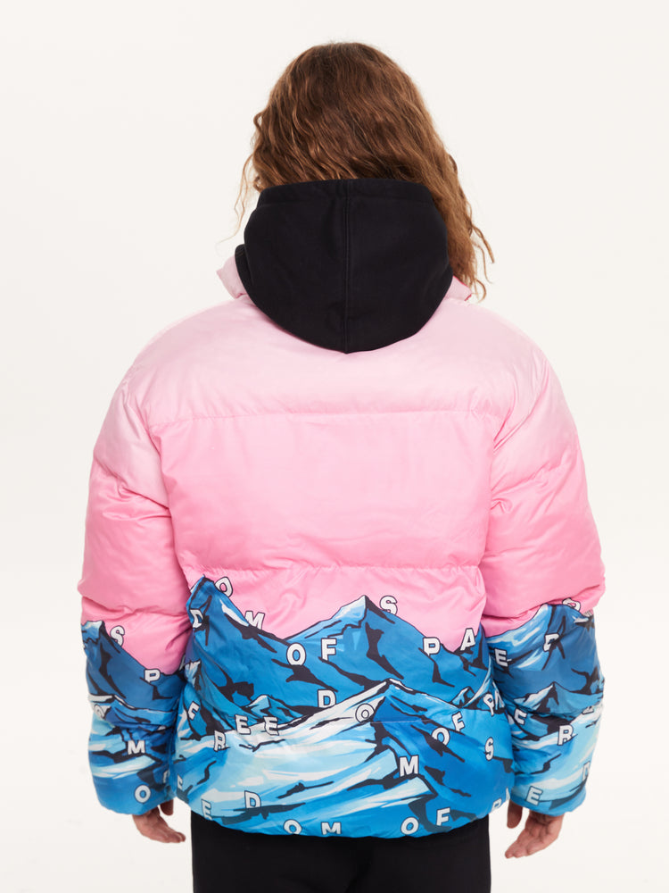 REVERSIBLE PUFFER JACKET PINK