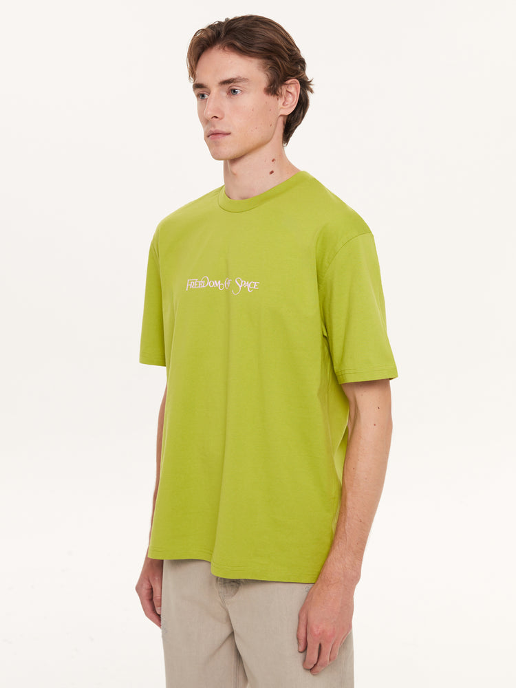 UNDER GOD OVER YOU T-SHIRT LIME