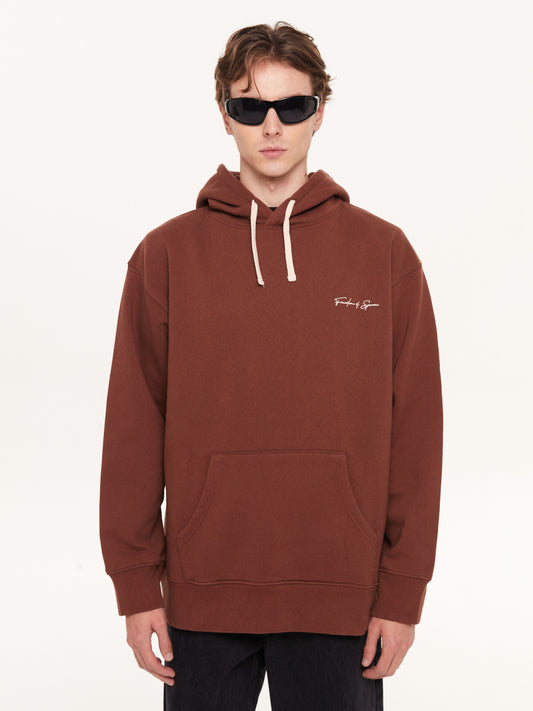 SIGNATURE HOODIE BROWN