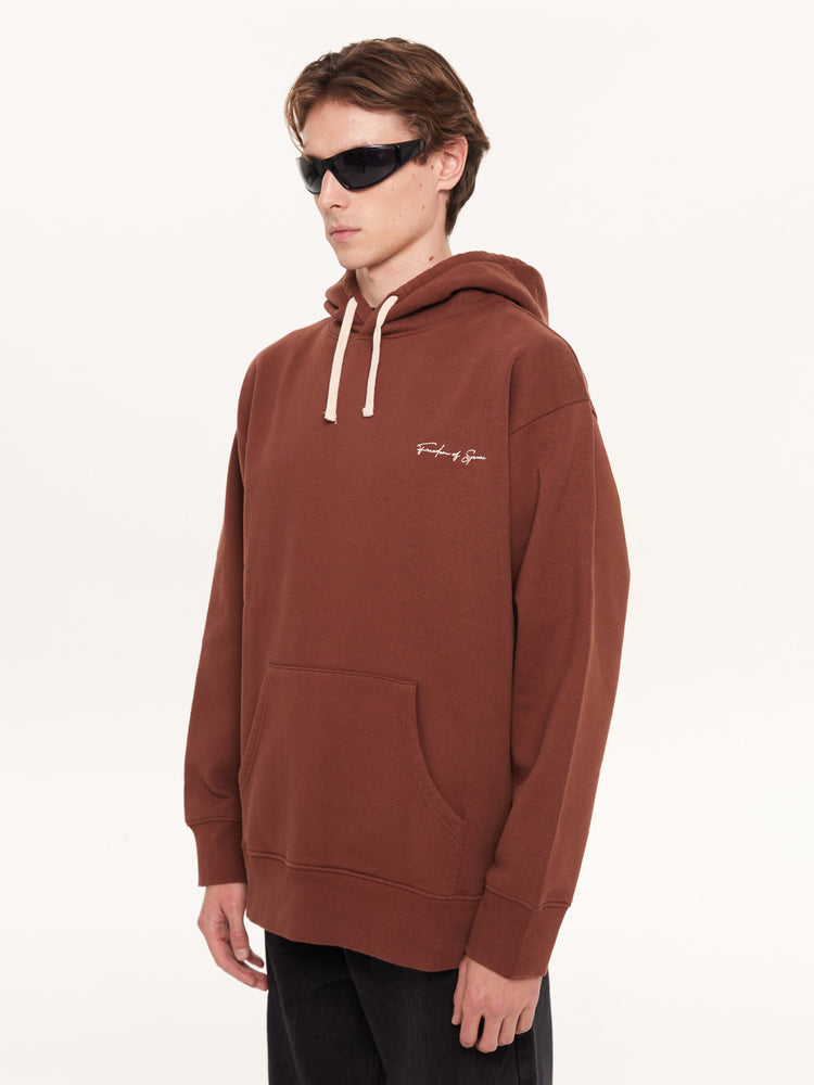 SIGNATURE HOODIE BROWN