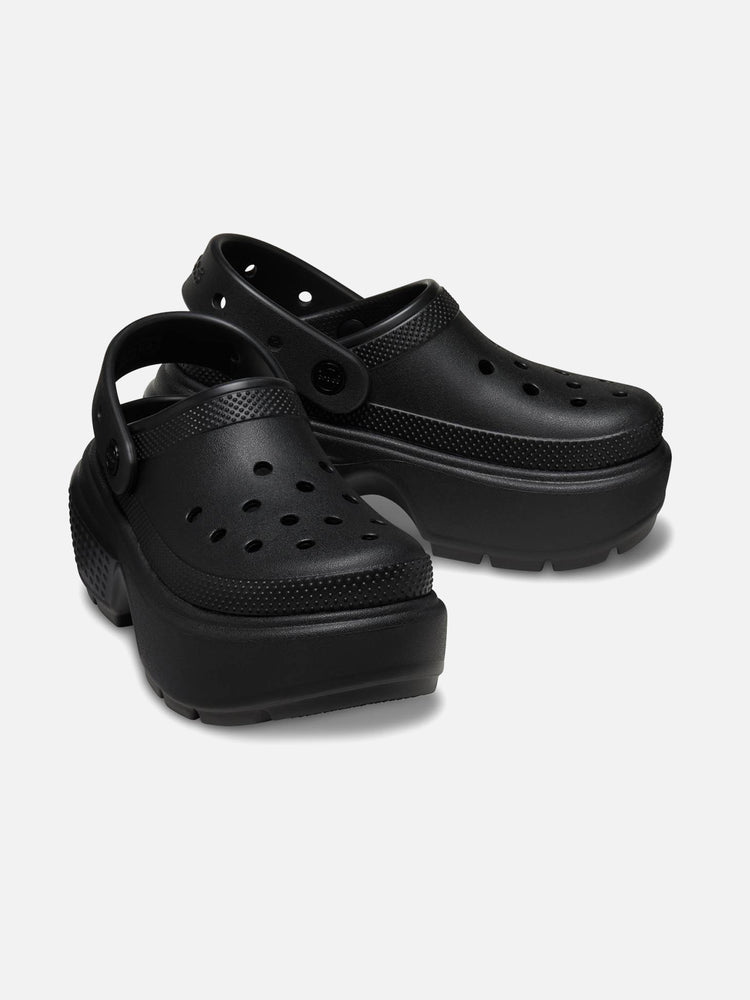 CROCS STOMP CLOG BLACK