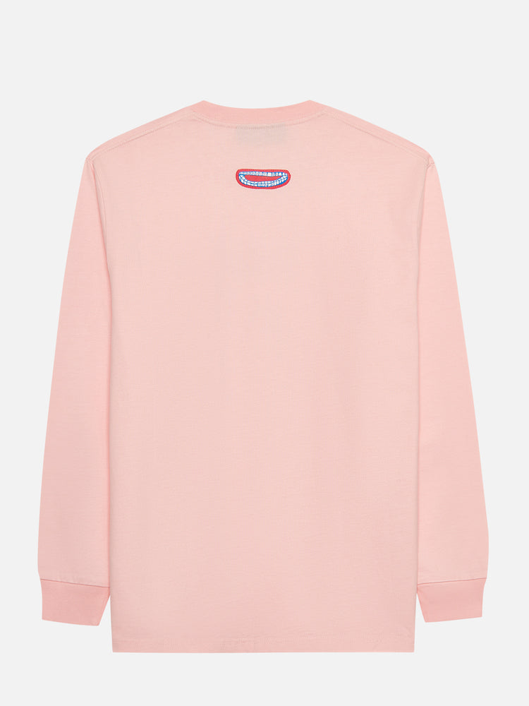 THE MAN LONG SLEEVE T-SHIRT PINK