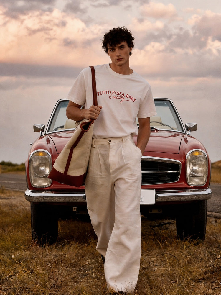 TUTTO PASSA T-SHIRT MILKY WHITE