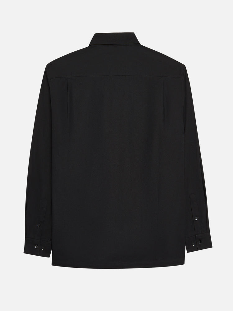 SIGNATURE LONG SLEEVE SHIRT BLACK