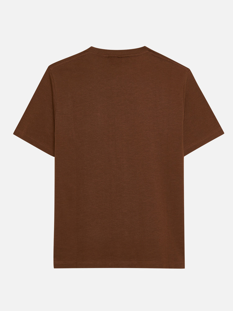 POCKET LOGO T-SHIRT BROWN