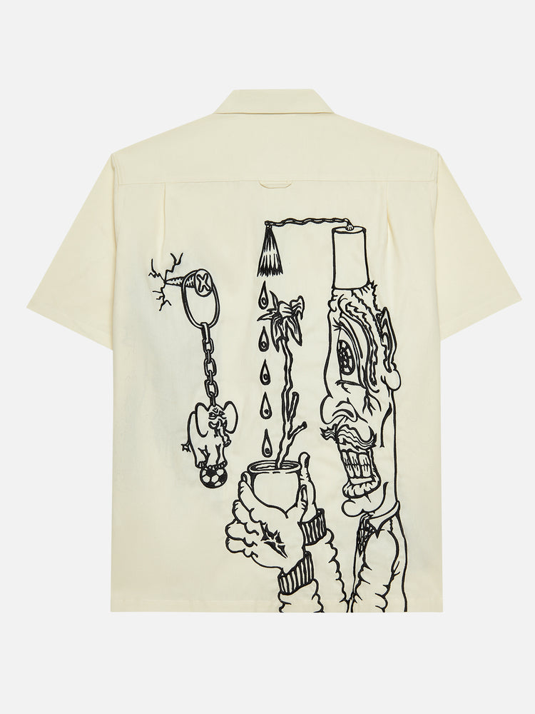 HAND DRAWN EMBROIDERED SHIRT