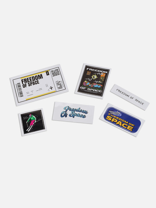FREEDOM OF SPACE STICKERS SET 3