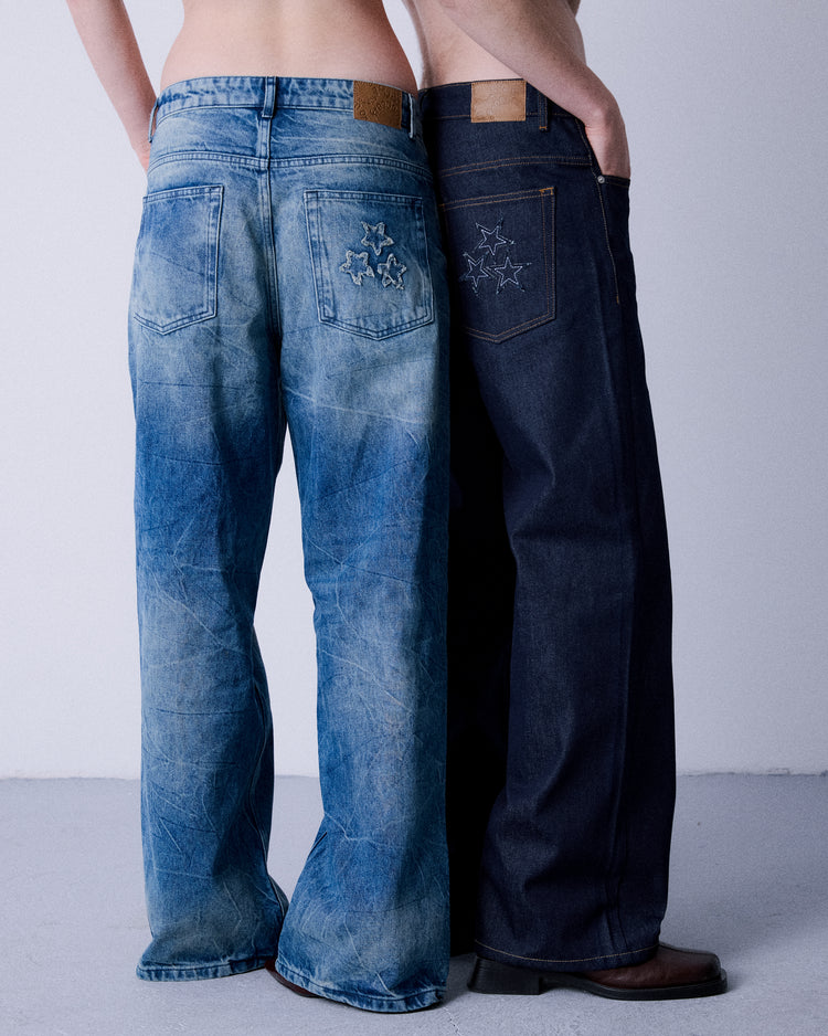 RAW RINSE LOOSE FIT JEANS