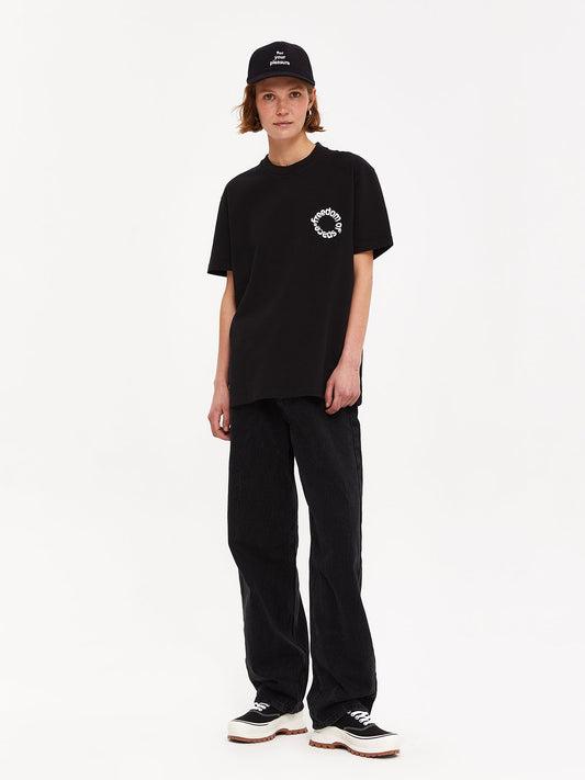 CIRCLE LOGO T-SHIRT BLACK