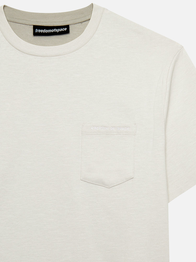 POCKET LOGO T-SHIRT GREY